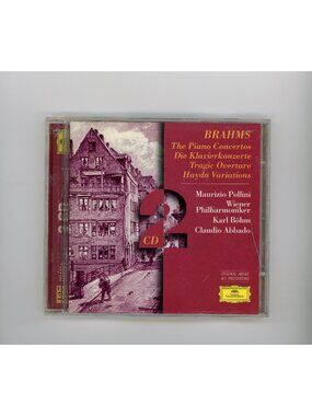 Brahms The Piano Concertos Maurizio Pollini 2 CD Deutsche Grammophon